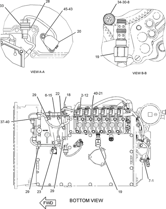 XCMG XE215C spare parts - list B