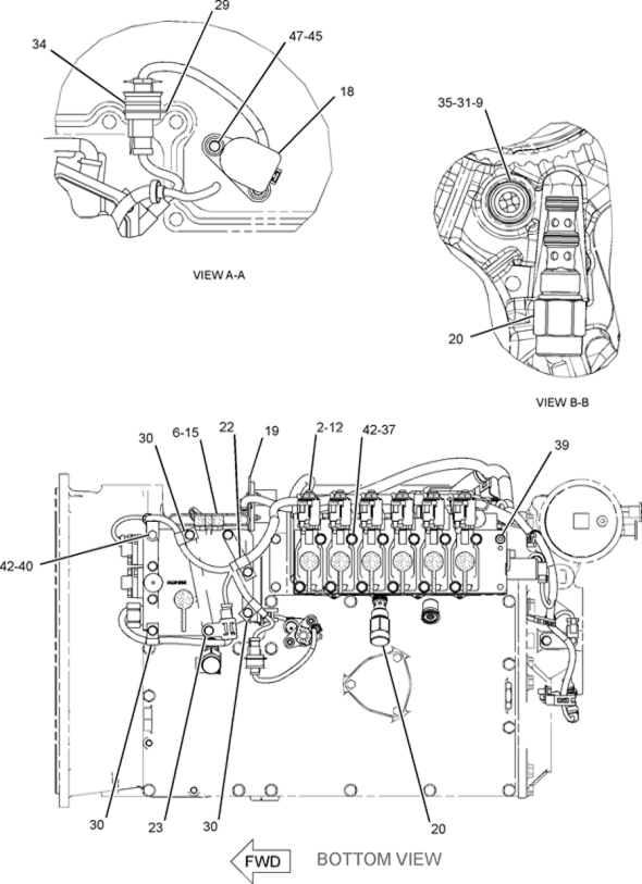 XCMG XE215C spare parts - list C