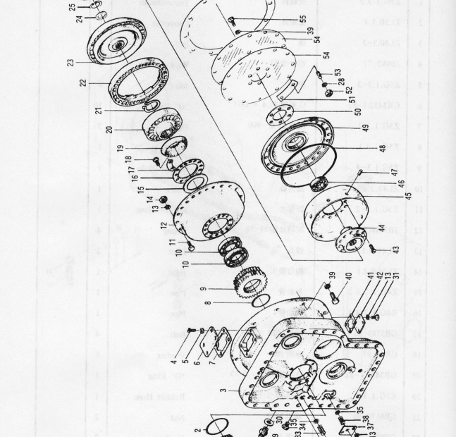 XCMG XE2000 Excavator Spare Parts -1