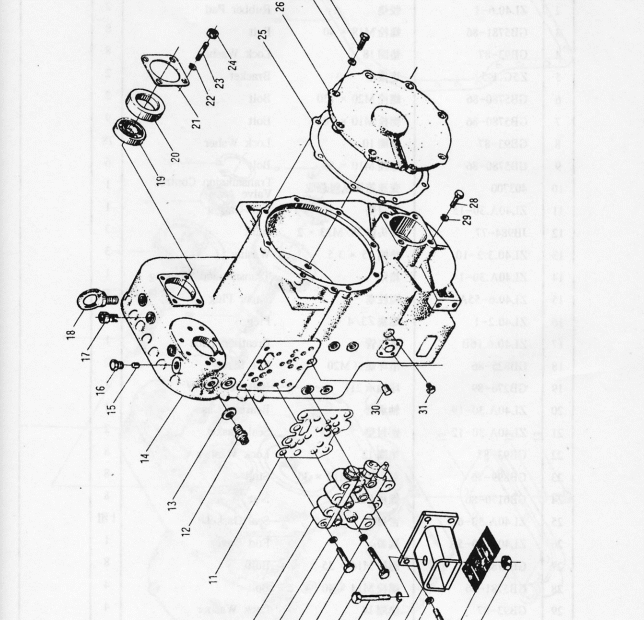 XCMG XE2000 Excavator Spare Parts -2
