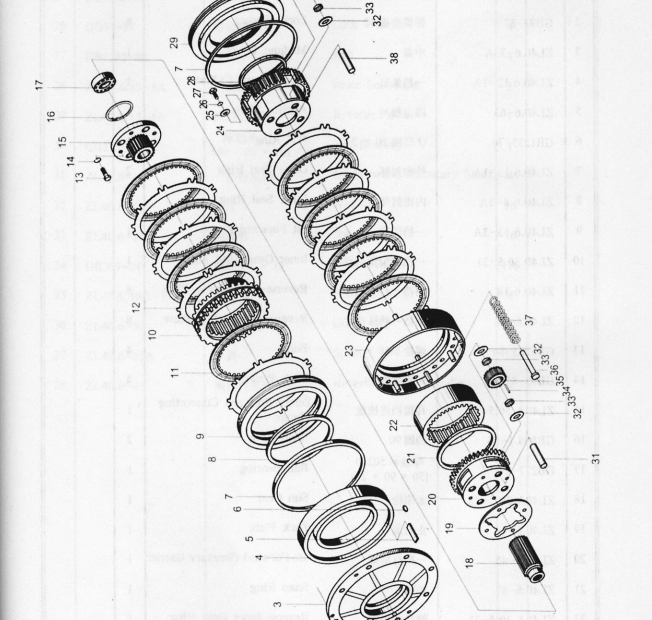 XCMG XE2000 Excavator Spare Parts -4