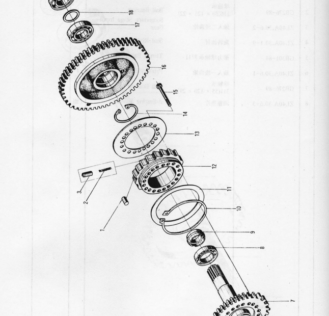 XCMG XE2000 Excavator Spare Parts -6