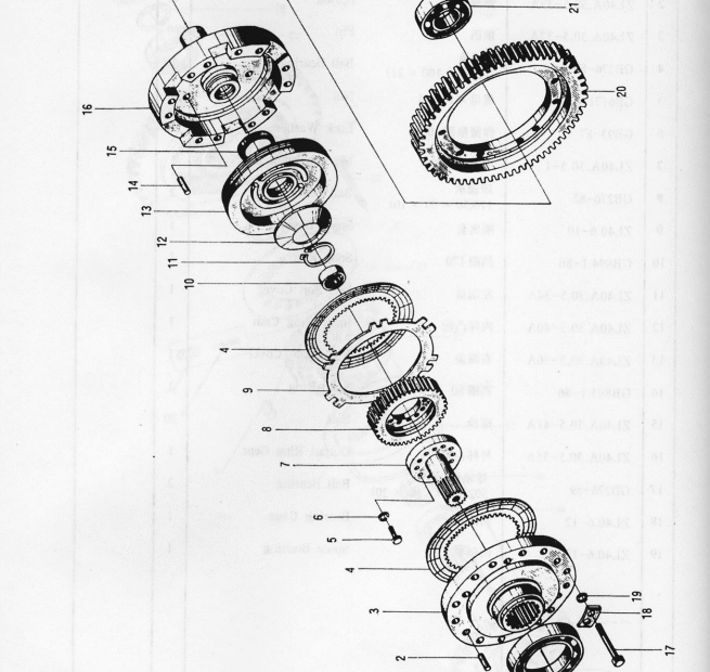 XCMG XE2000 Excavator Spare Parts -7