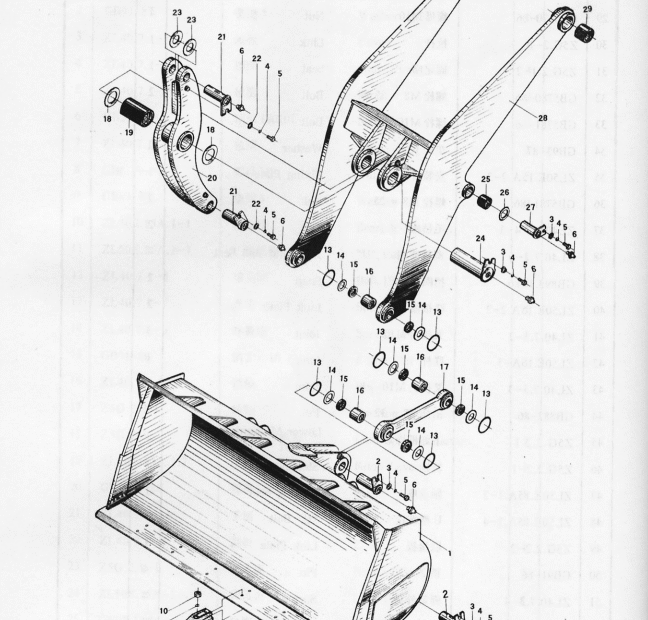 XCMG XE2000 Excavator Spare Parts -13