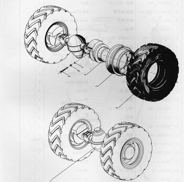 XCMG ZL50GN Wheel Loader Spare Parts -3