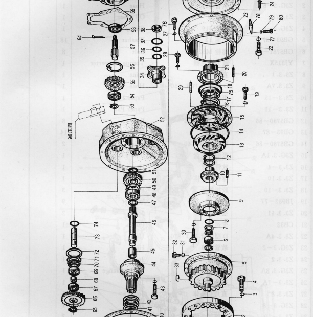 XCMG XZ180 Horizontal Directional Drill Spare Parts -1