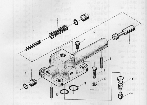 XCMG XZ680A Horizontal Directional Drill Spare Parts -1